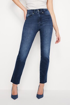 Good American Always Fits Good Classic Slim Straight Jeans