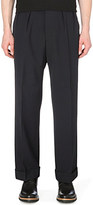 Thumbnail for your product : Paul Smith Wide-leg wool-blend trousers - for Men