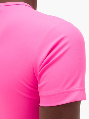 Junya Watanabe Round-neck Jersey T-shirt - Pink