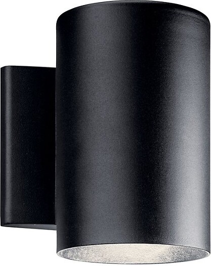 Kichler Outdoor LED Wall Sconce in Black Size: Small