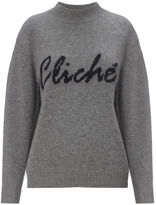 Thumbnail for your product : Whistles Cliche Logo Knit
