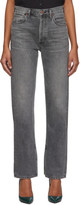 Thumbnail for your product : Citizens of Humanity Grey Campbell High-Rise Relaxed Straight Long Jeans