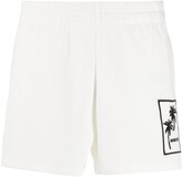 Thumbnail for your product : Moncler Logo-Print Track Shorts