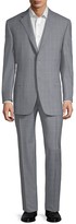 Thumbnail for your product : Canali Tonal Windowpane Wool Suit