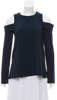 Thumbnail for your product : Tibi Crepe Cold Shoulder Top