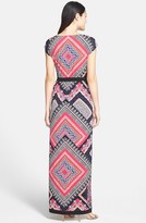 Thumbnail for your product : Laundry by Shelli Segal Print Jersey Maxi Dress (Regular & Petite)