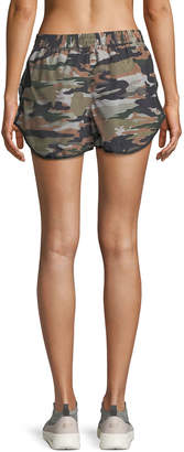The Upside Striped Camo Running Shorts