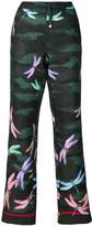 Thumbnail for your product : F.R.S For Restless Sleepers dragonfly print trousers