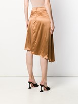 Thumbnail for your product : Versace Embellished Draped Mid-Length Skirt