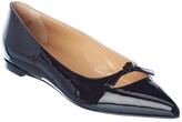 Thumbnail for your product : Sergio Rossi Patent Flat