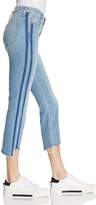 Thumbnail for your product : Mother Insider Crop Step Fray Jeans in Light Kitty - 100% Exclusive
