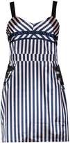 Thumbnail for your product : boohoo Jemima Satin Striped Slip Dress