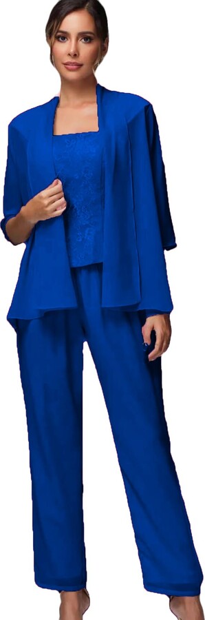 Royal Blue Pant Suit