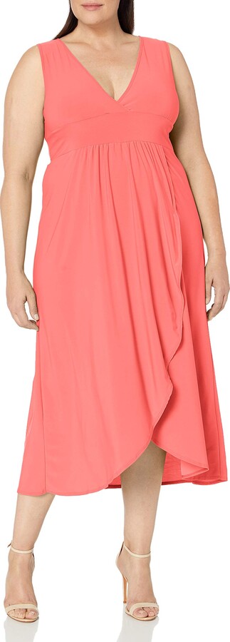 coral sundress plus size