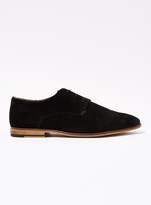Thumbnail for your product : TopmanTopman Black Suede 'Nova' Derby Shoes