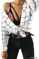 Thumbnail for your product : Forever 21 Grid Print Shirt