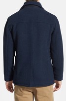 Thumbnail for your product : Ben Sherman Wool Blend Peacoat with Ribbed Collar