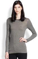 Thumbnail for your product : L'Agence LA'T by Mixed-Stripe Long-Sleeved Tee