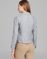 Thumbnail for your product : Eileen Fisher Striped Linen Blazer