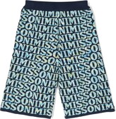 Thumbnail for your product : Missoni Kids Intarsia-Knit Logo Shorts