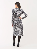 Thumbnail for your product : Diane von Furstenberg T/73 Silk-Jersey Midi Wrap Dress