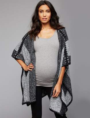 A Pea in the Pod Reversible Poncho Maternity Sweater