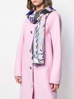 Thumbnail for your product : Emilio Pucci Hanami Print Wool and Silk Scarf