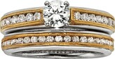 Thumbnail for your product : Unbranded The Regal Collection Round-Cut IGL Certified Diamond Engagement Ring Set in 14k Gold Two Tone (1 1/4 ct. T.W.)