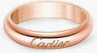 Cartier Rose Gold C De 18ct Rose-Gold Ring 46mm