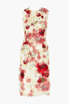 Thumbnail for your product : Dolce & Gabbana Floral-appliqued Fil Coupe Midi Dress