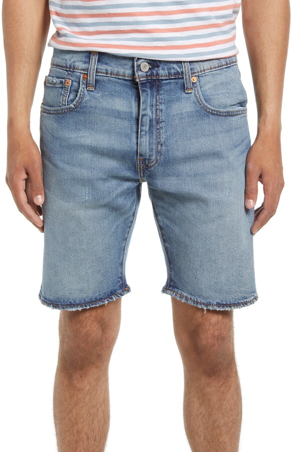 Levi's Premium Men's 412 Slim Fit Denim Shorts - ShopStyle