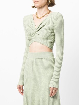 ANNA QUAN Pascale ribbed knit top