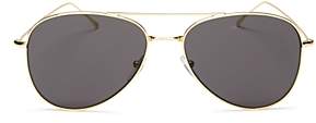 Illesteva Women's Wooster Brow Bar Aviator Sunglasses, 58mm