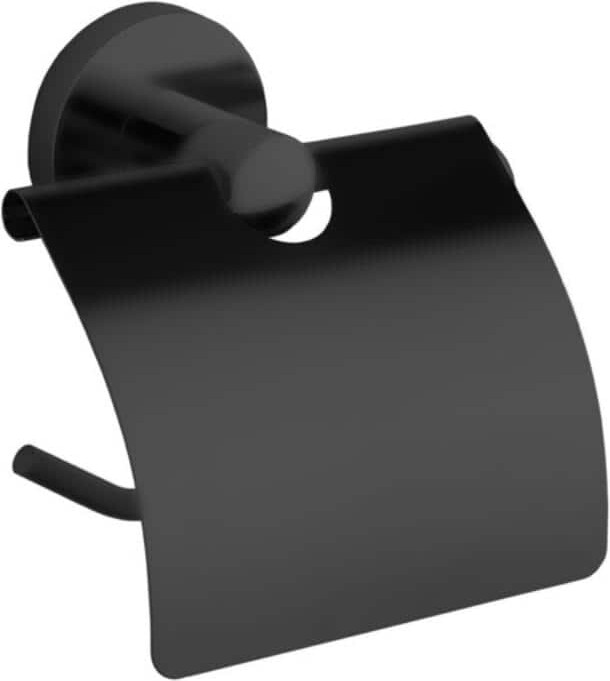 Nameeks General Hotel Contemporary Toilet Paper Holder in Matte Black