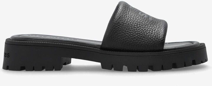 Marc Jacobs Lug Sole Leather Sandals