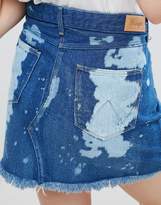 Thumbnail for your product : Wrangler Wild Wash Denim Mini Skirt