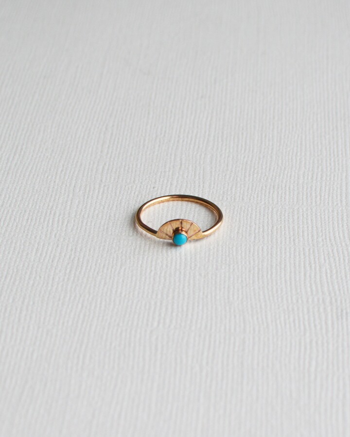 Etsy Arc Turquoise Ring