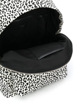 Saint Laurent Leopard-Print Backpack