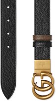 Thumbnail for your product : Gucci GG Marmont reversible thin belt