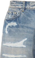 Thumbnail for your product : Amiri Repaired Cotton Denim Shorts