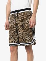 Thumbnail for your product : John Elliott Game leopard-print shorts