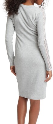 Stowaway Collection Maternity Sweatshirt Dress