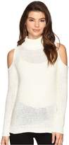 Thumbnail for your product : Brigitte Bailey Caressa Ribbed Cold Shoulder Sweater