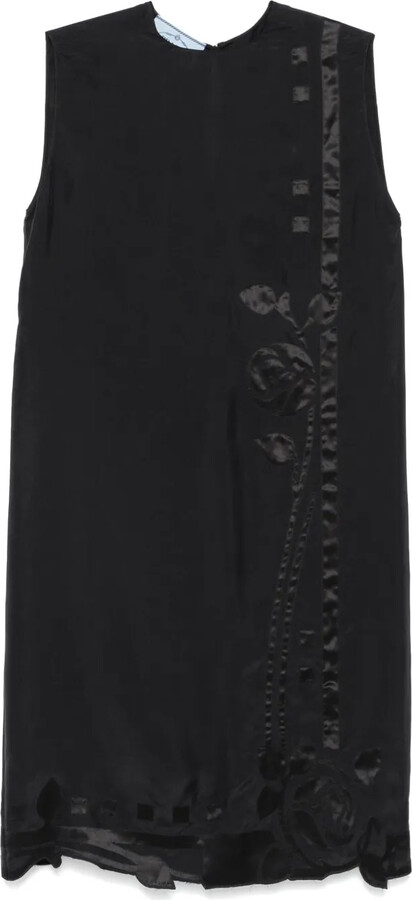 Prada Women's Printed Nylonette Dress - Size 6 - ShopStyle