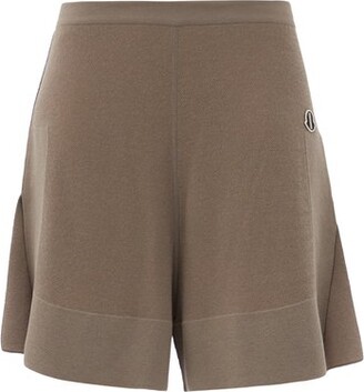 Moncler + Rick Owens Sisy High-rise Knitted Shorts