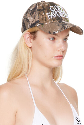 Praying カーキ God's Favorite キャップ Praying SSENSE Exclusive Khaki 'God's Favorite' Cap Praying