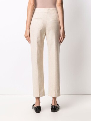 Brunello Cucinelli Pleated Cropped Trousers