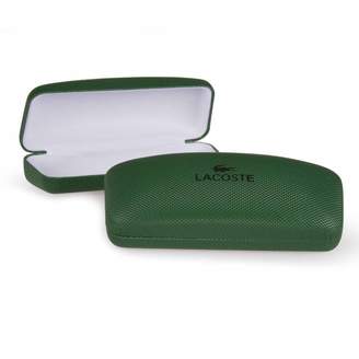 Lacoste Men's Plastic Square Stripes & Piping Sunglasses