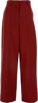 Stella McCartney Chocolate Flannel Wide-leg Pant - ShopStyle Stella McCartney Chocolate Flannel Wide-leg Pant - ShopStyle