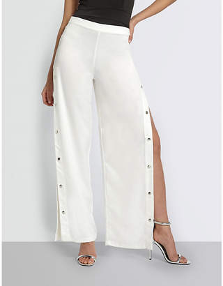 Missguided Popper-panelled woven trouers